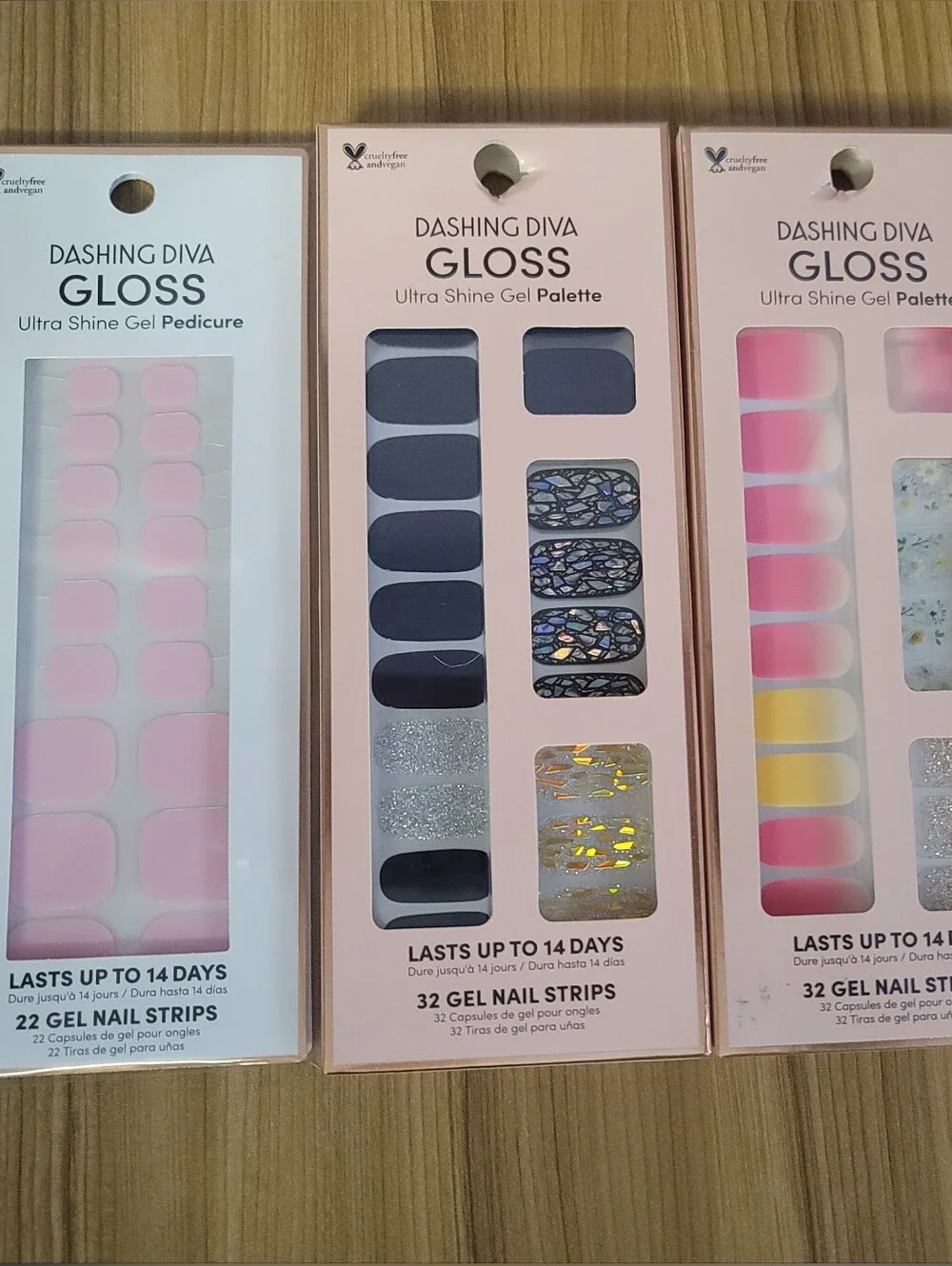 New 4 Dashing Diva Gloss Nail Strips